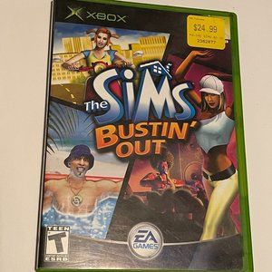 The SIms Bustin Out Xbox in Box Missing Manual